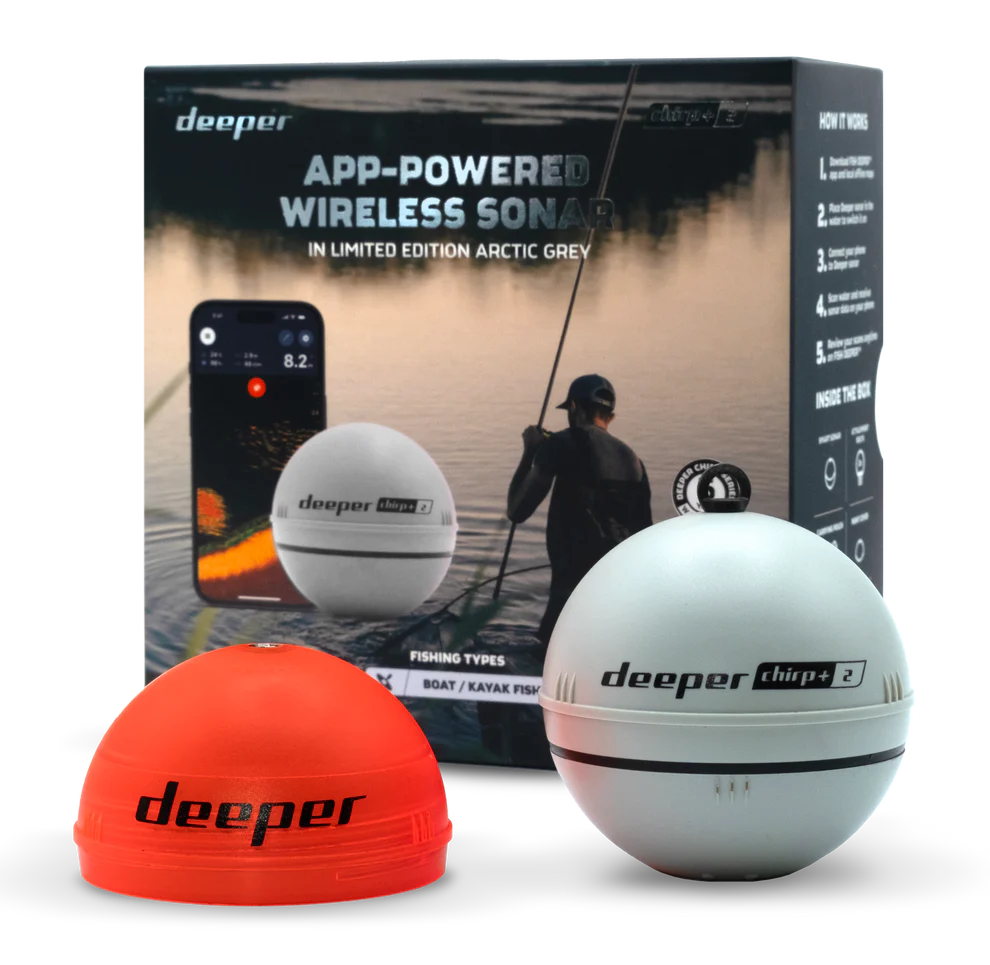 Fish Finder Portable - Latest Version Chirp+ 2.0 Portable Sonar