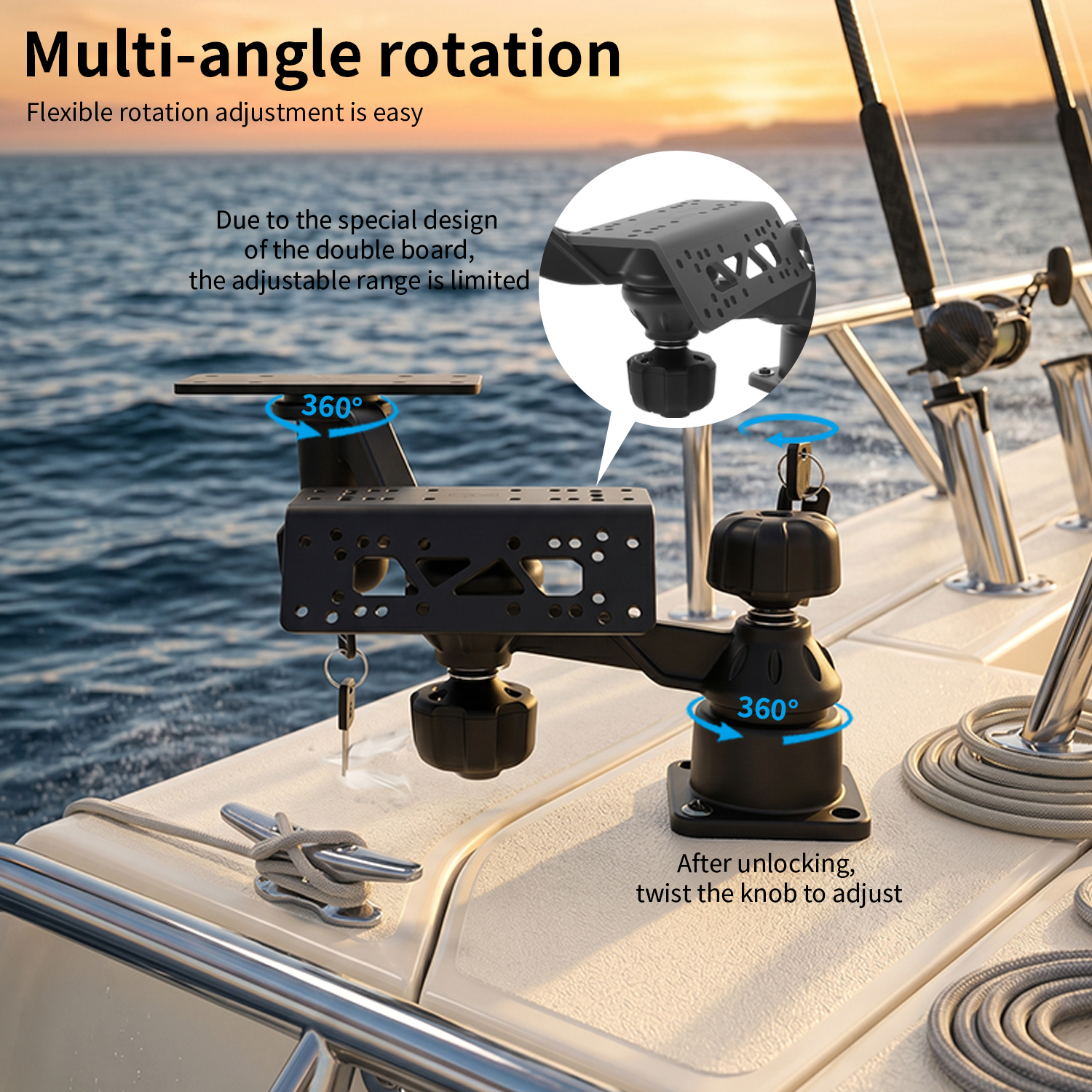 VINmounts 3-Display Fish Finde - Fish Finder Mount review and price