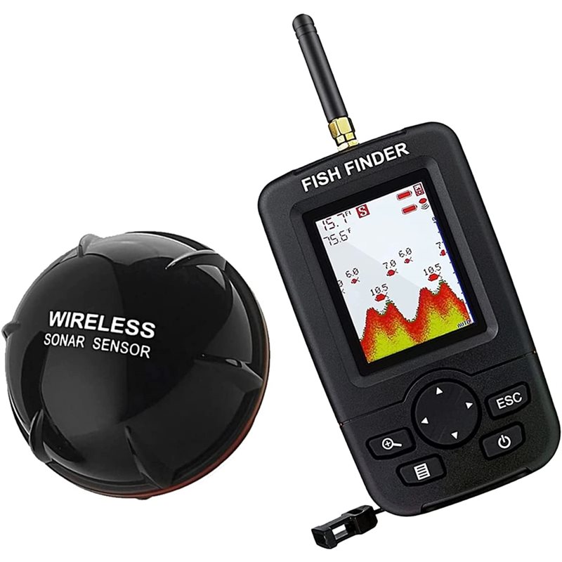 Wireless Sonar Fish Finder, Po - Fishing Depth Finder review and price