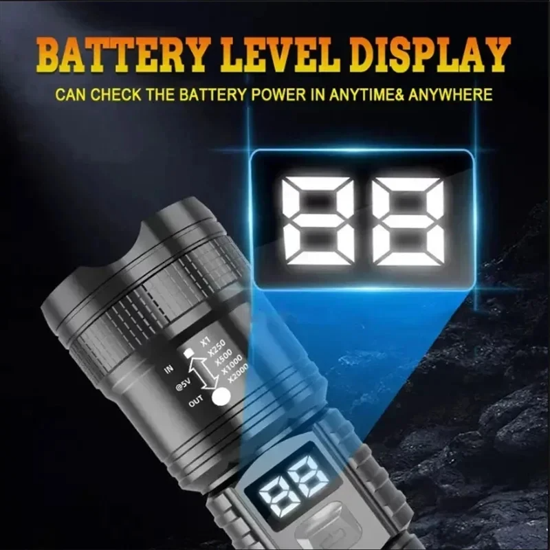 Rechargeable LED Flashlight 10 - Fishing Light review and price