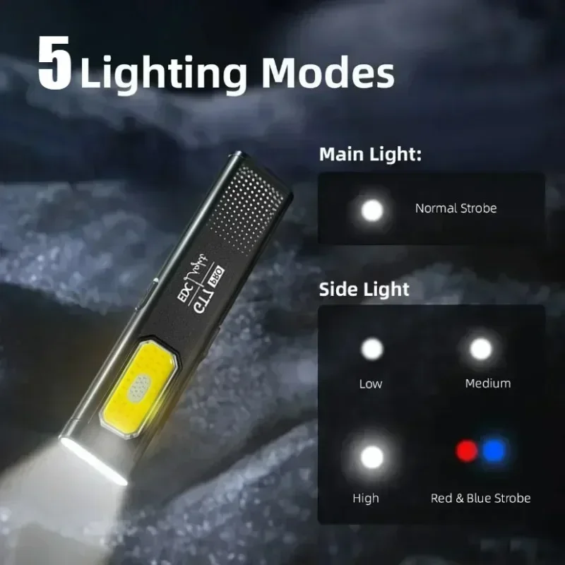 Mini LED Flashlight USB C Rech - Fishing Light review and price
