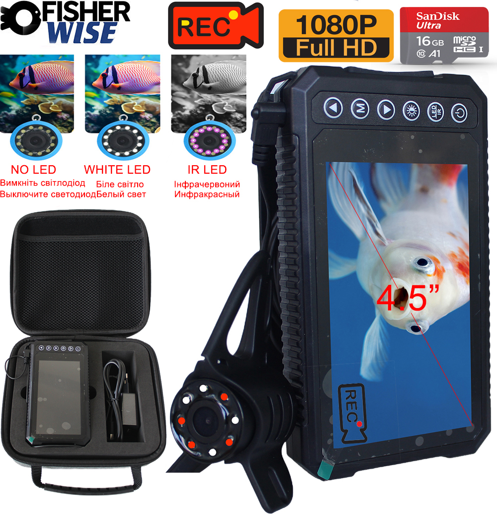 Mutil Lanuage 4.5Inch IPS 1080 - Fishing Camera review and price