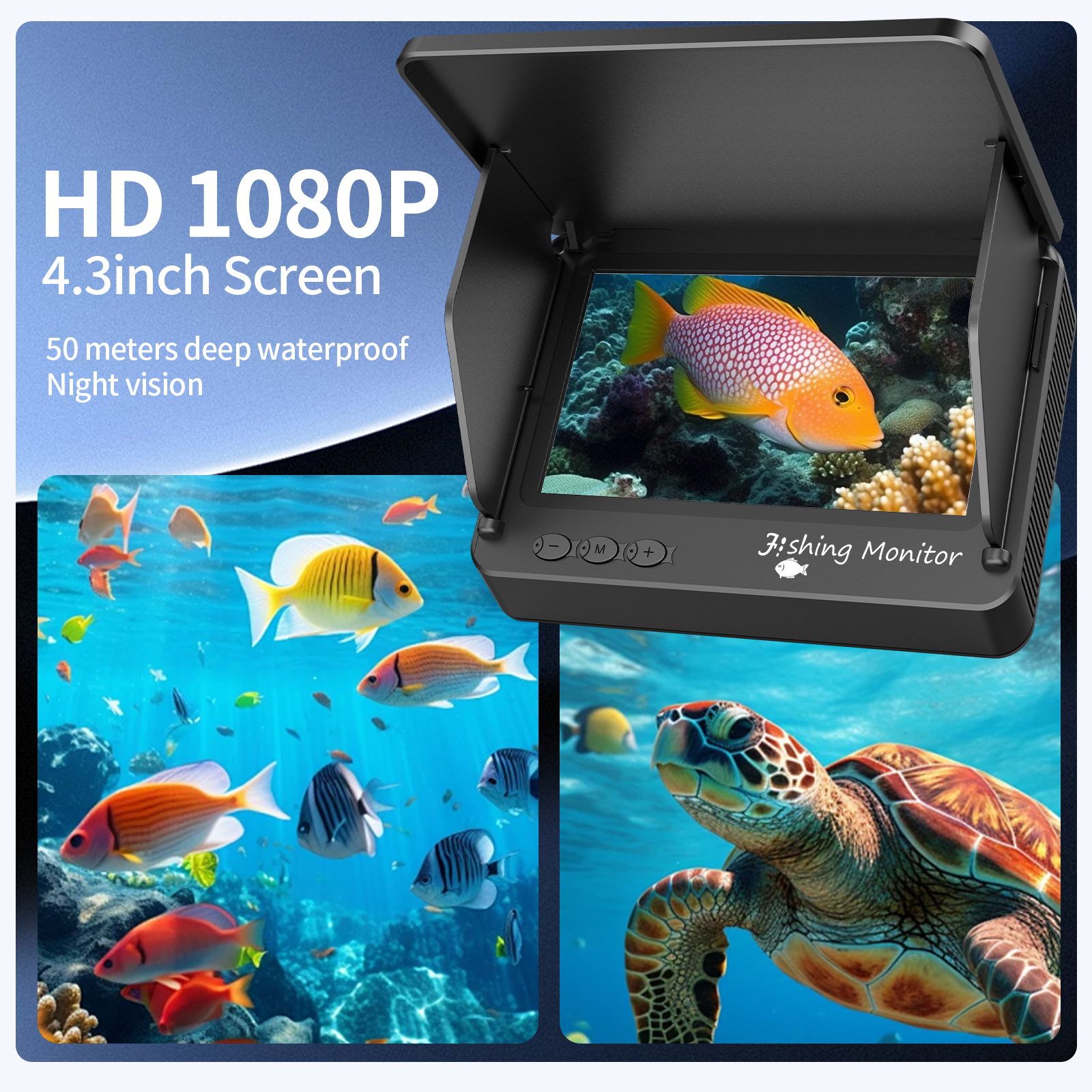 Underwater Fishing Camera 1080 - Fishing Depth Finder review and price
