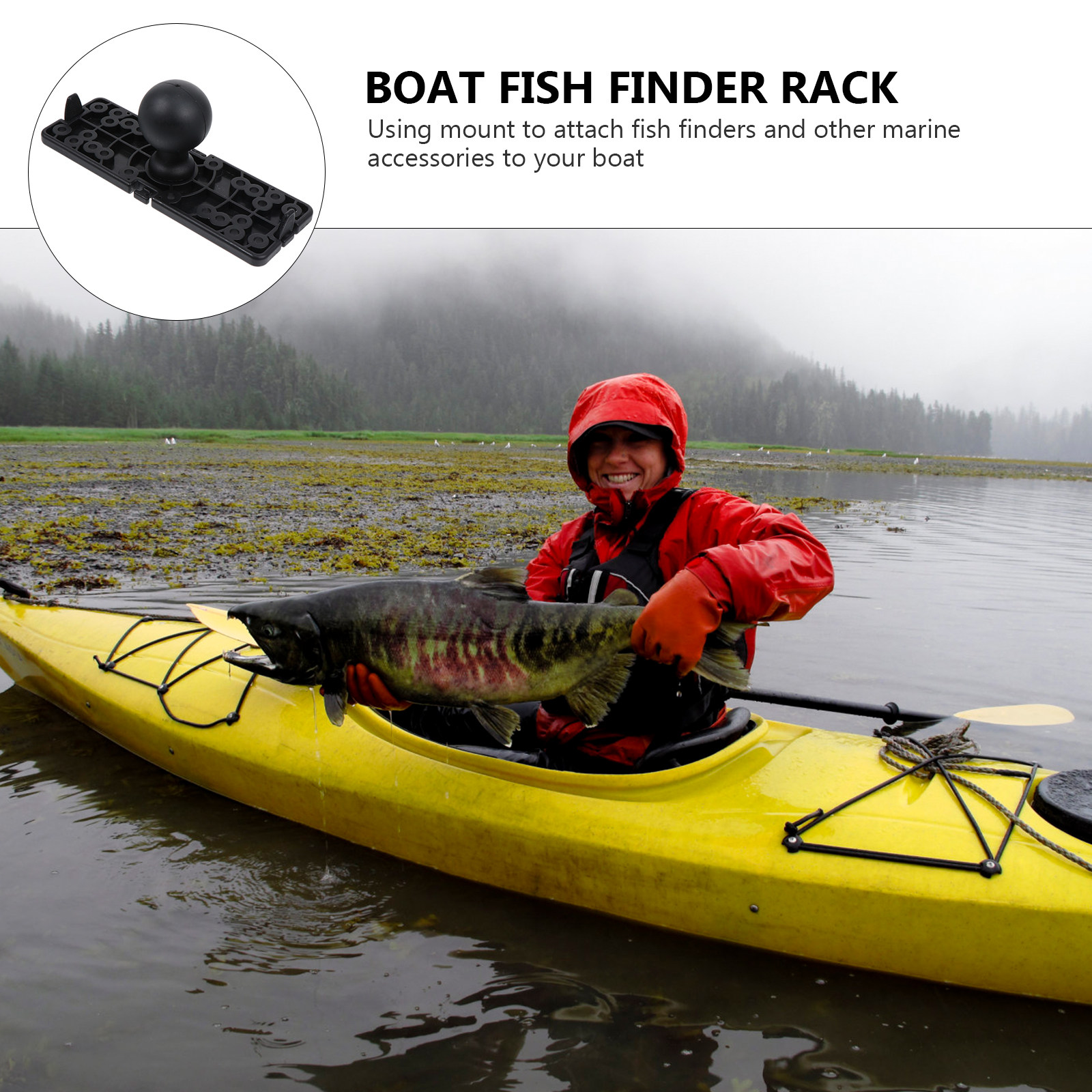 1Pcs Nylon Silicone Fish Finde - Fish Finder Mount review and price