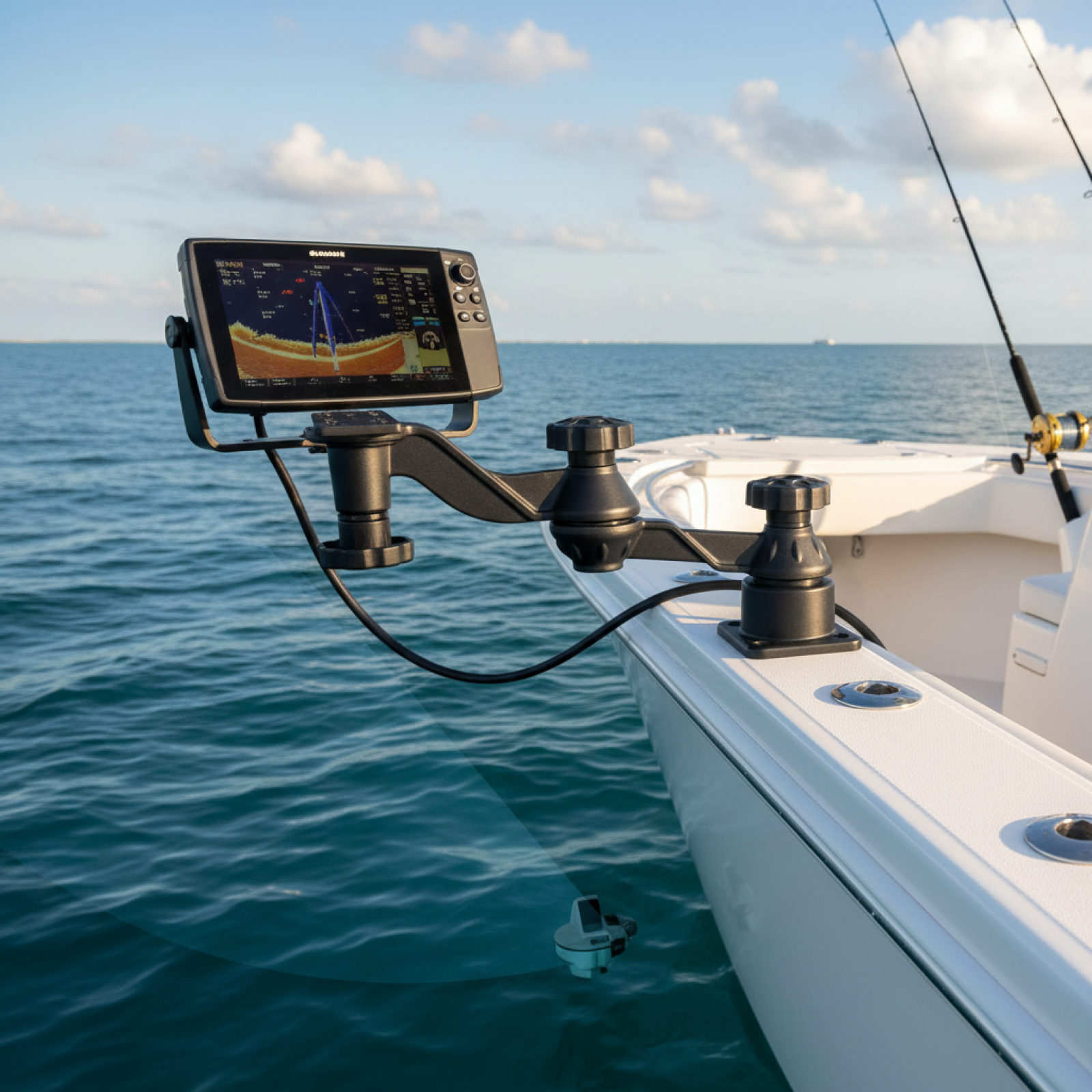 Durable Aluminum Alloy Fish Fi - Fish Finder Mount review and price