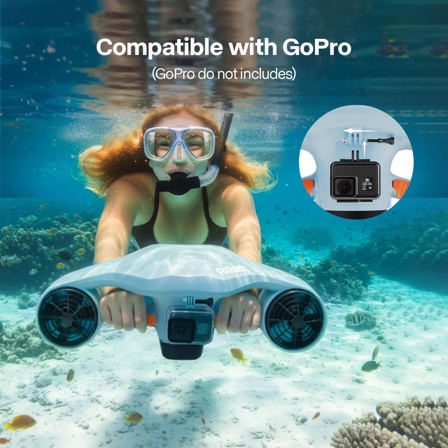Asiwo MANTA 2 Underwater Scoot - Underwater Camera review and price