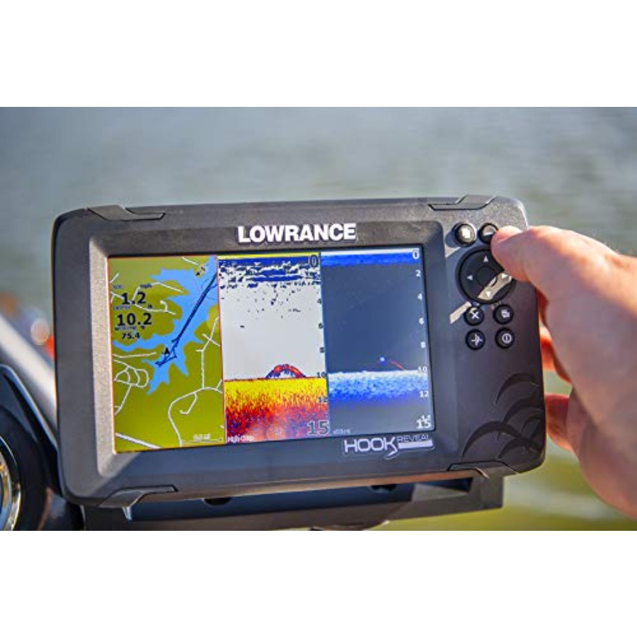 5-inch Fish Finder with SplitS - Fish Finder Transducer review and price