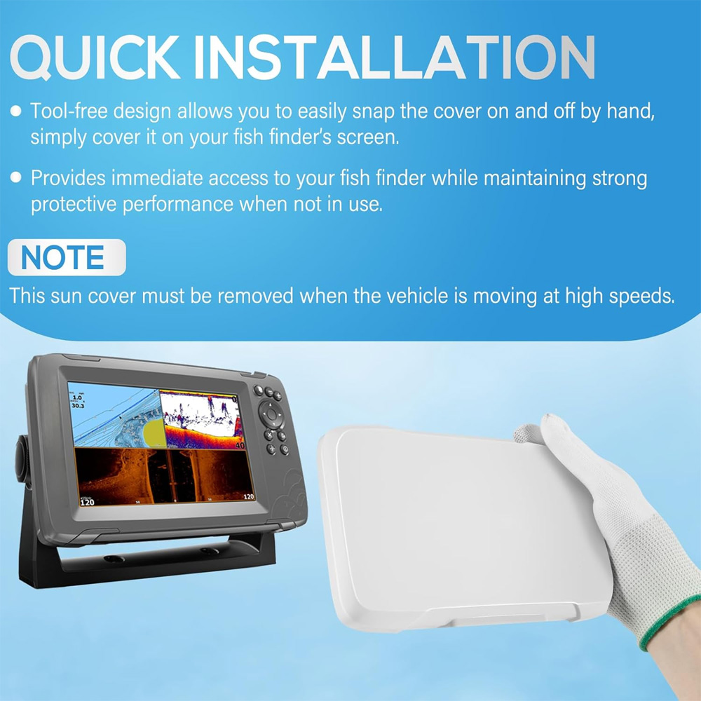 7-inch Fish Finder Sun Cover F - Fish Finder review and price