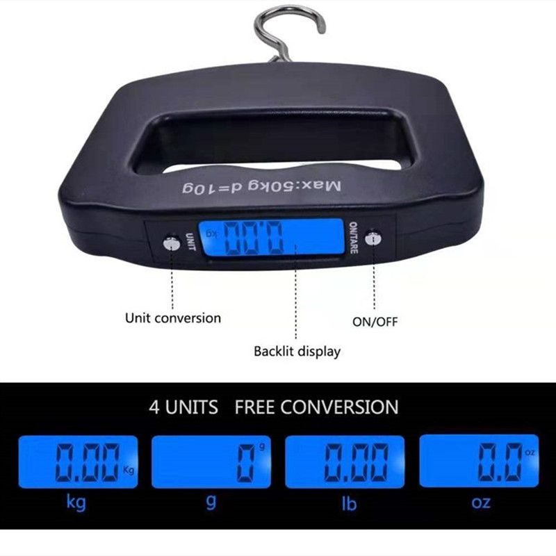50kg Digital Fishing Scale Han - Fish Finder Battery review and price