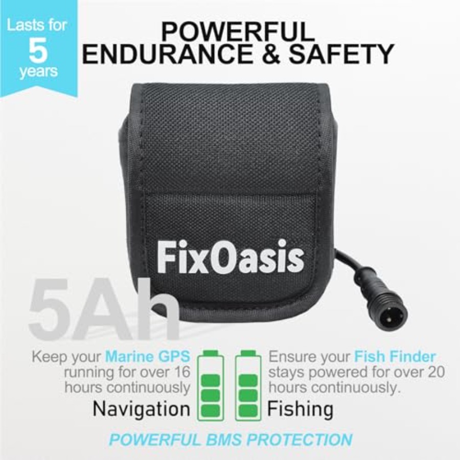 12V Lithium-Ion Fish Finder Ba - Fish Finder Charger review and price