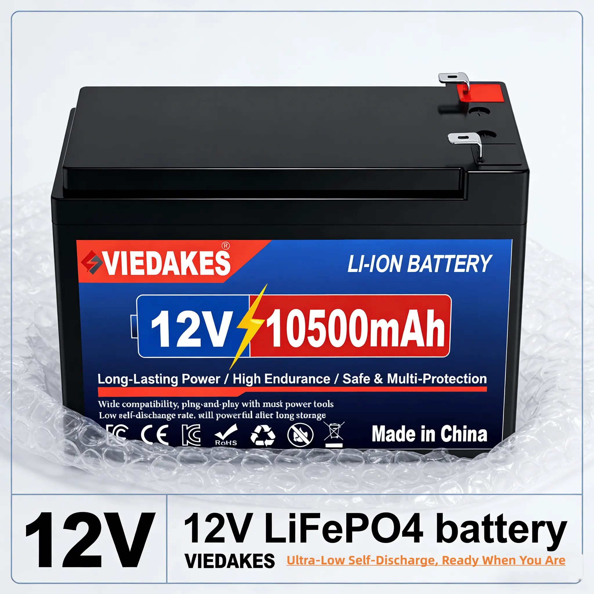 VIEDAKES 12V LiFePO4 Battery 3 - Fish Finder Charger review and price