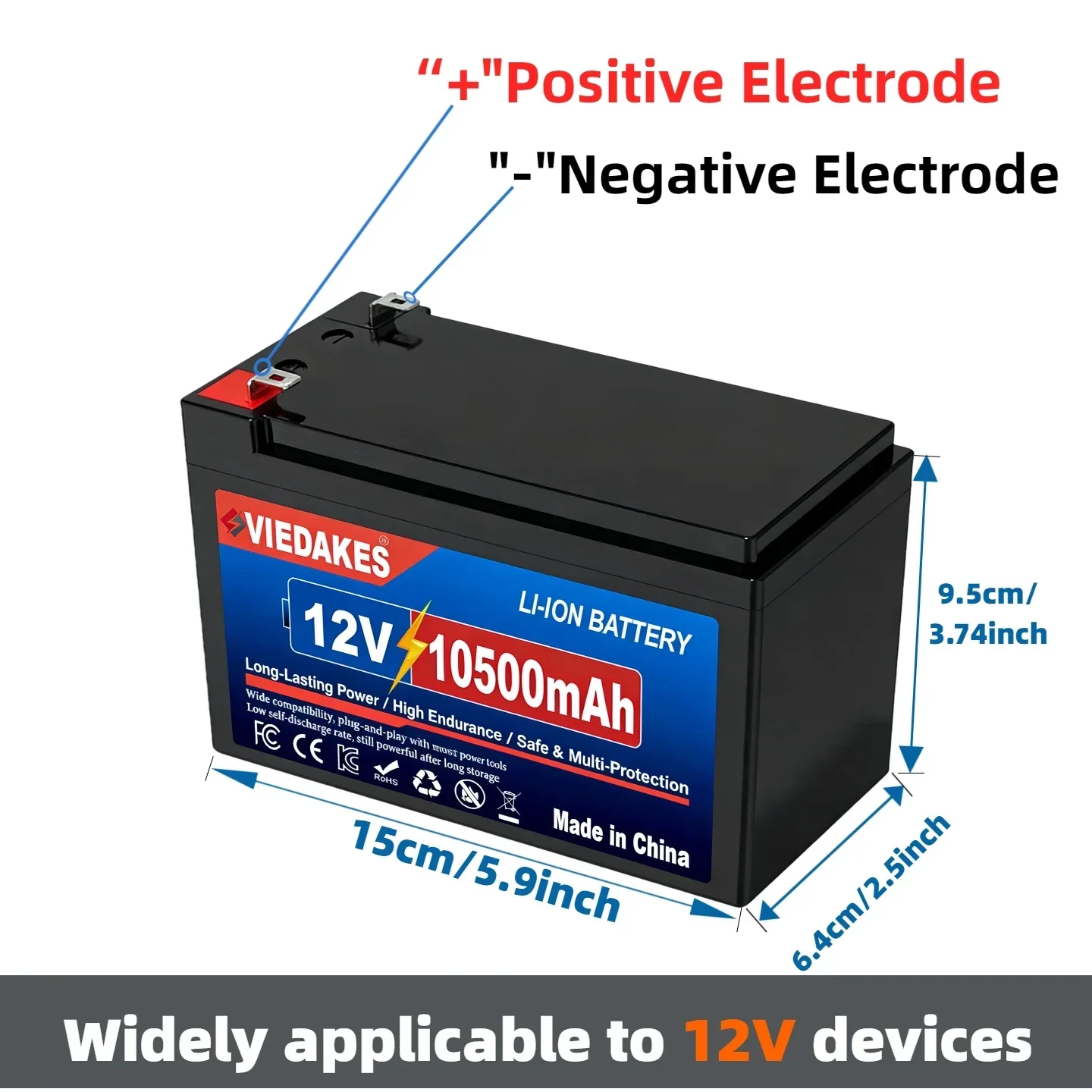 VIEDAKES 12V LiFePO4 Battery 3 - Fish Finder Charger review and price