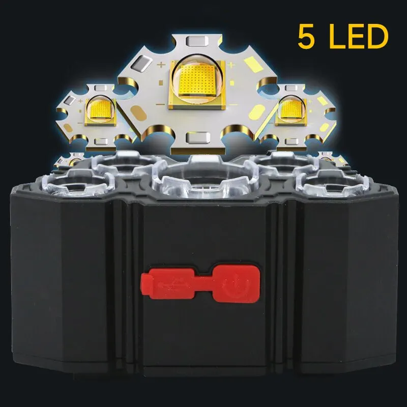 Rechargeable 5 LED Headlamp St - Fish Finder Battery review and price