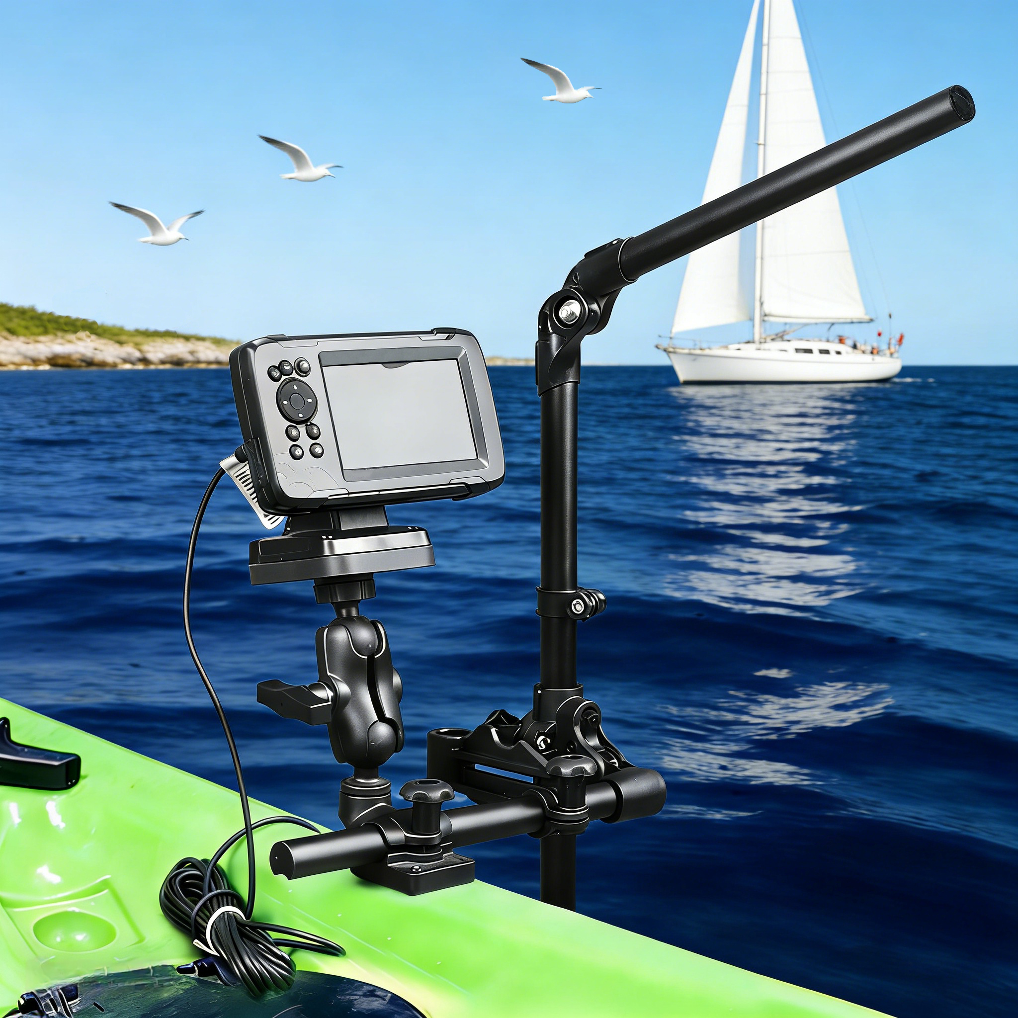 VIN Mounts Universal Sonar Fis - Fish Finder Mount review and price