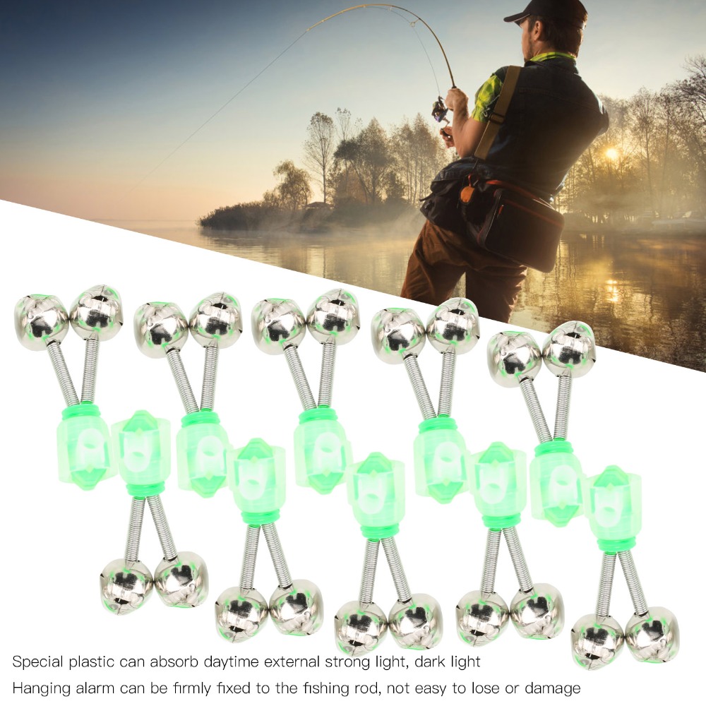 50PCS Portable Twin Spiral Fis - Bite Alarm review and price