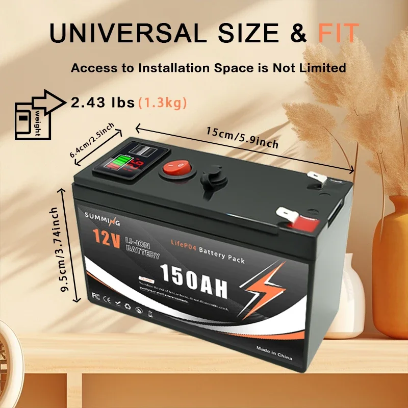 12V 150Ah Lithium  LiFeP04 Bat - Fish Finder Charger review and price