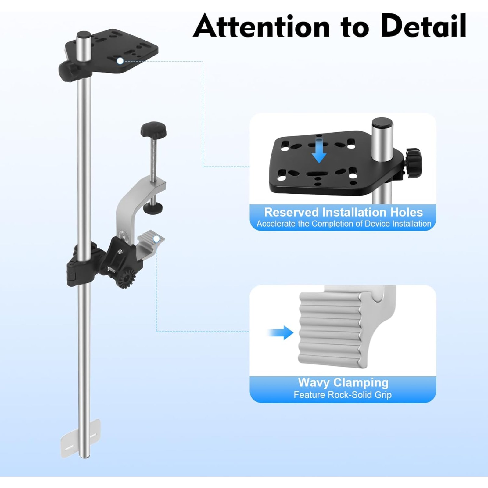 Portable 360° Adjustable Trans - Fish Finder Mount review and price