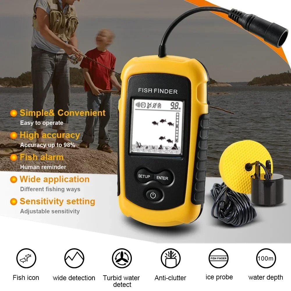 Wireless Sonar Detection Fish  - Fish Finder Cable review and price