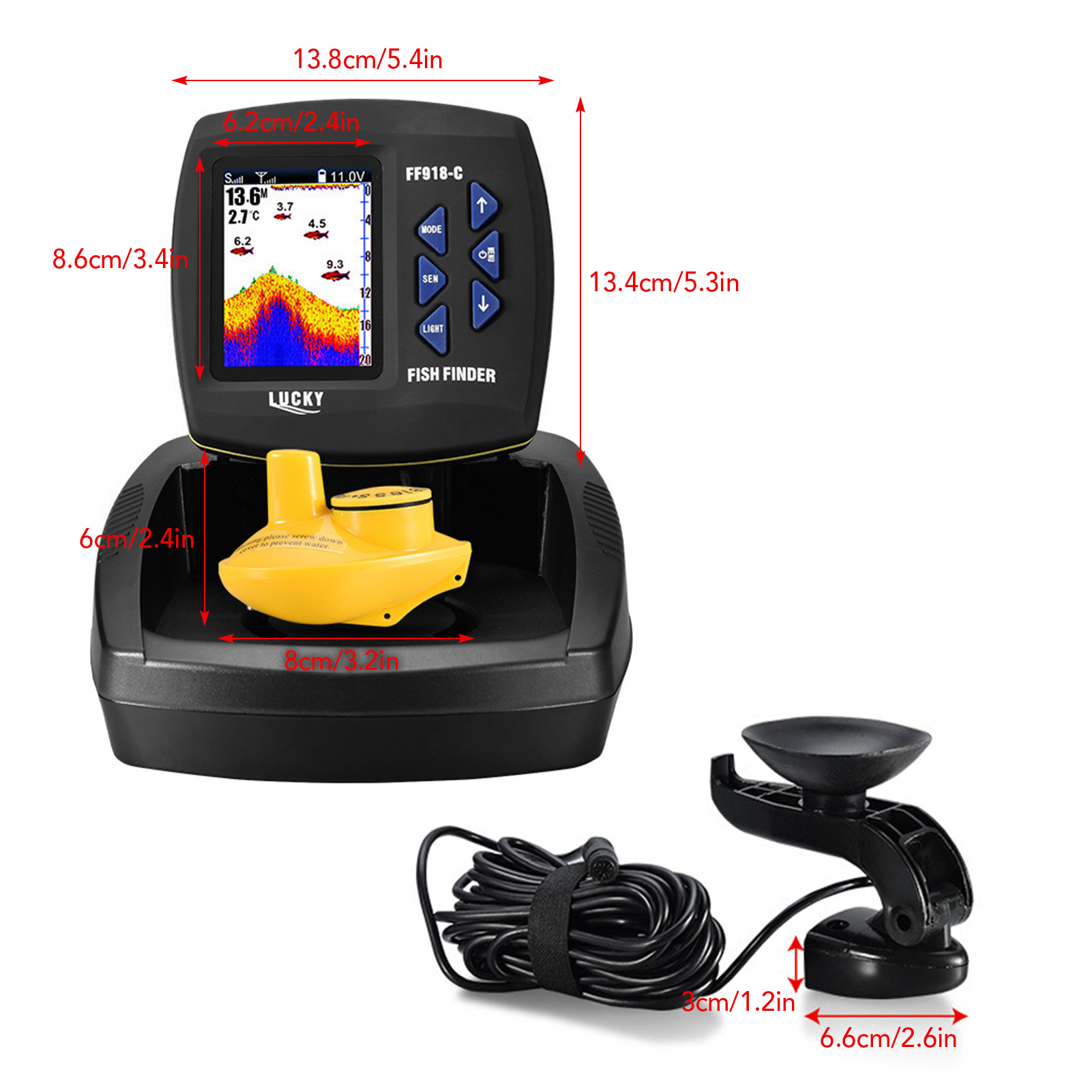Fish Finder Wireless Sonar Sen - Fish Finder Transducer review and price