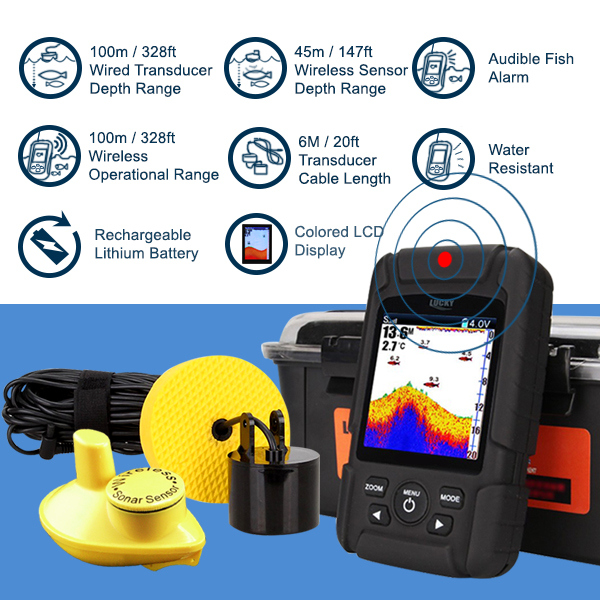 FF718LiC 2-in-1 LUCKY Fishfind - Fish Finder Cable review and price