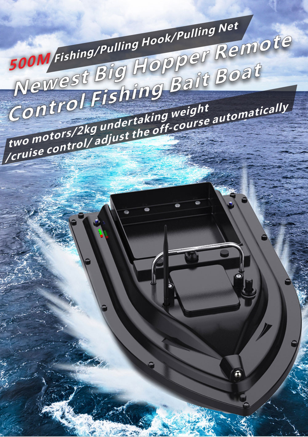 Bait Boat With GPS Positioning - Fishing Gps review and price