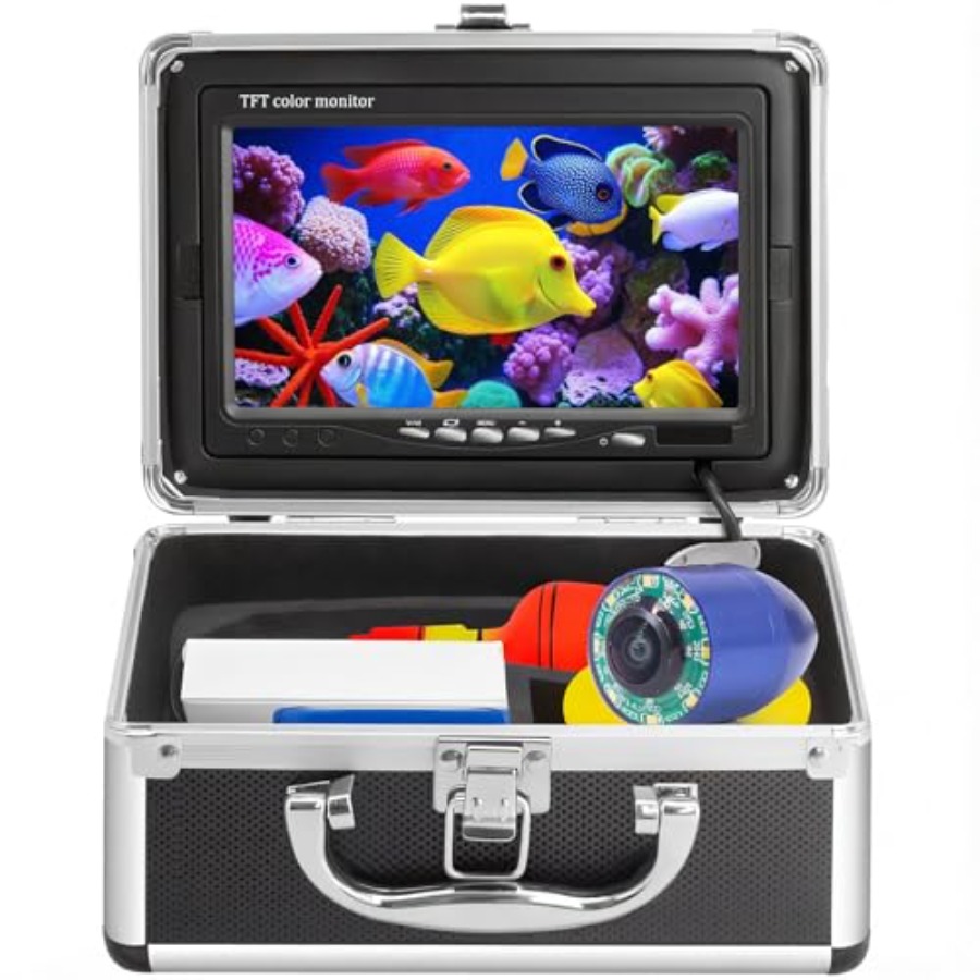 Portable fish finder for lake, - Fishing Camera review and price