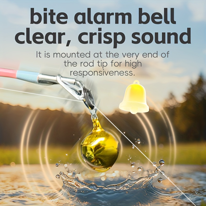 8Pcs Fishing Bite Alarm Bells, - Bite Alarm review and price