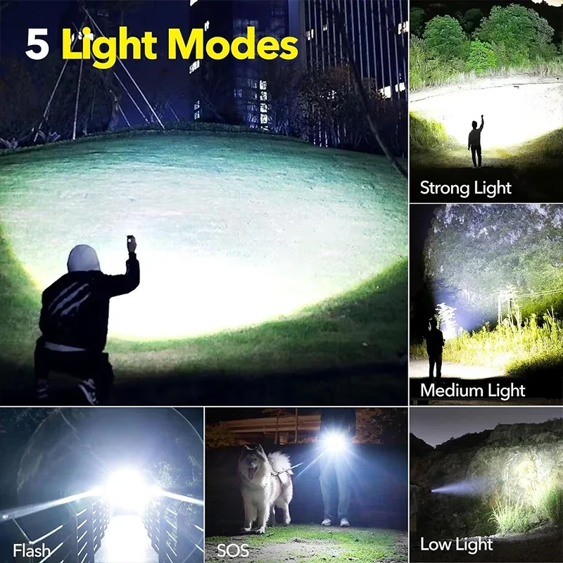High Power LED Flashlight Rech - Fishing Light review and price