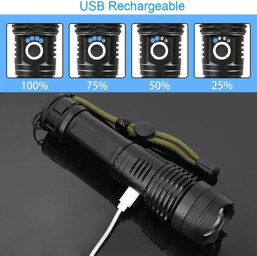 High Power LED Flashlight Rech - Fishing Light review and price