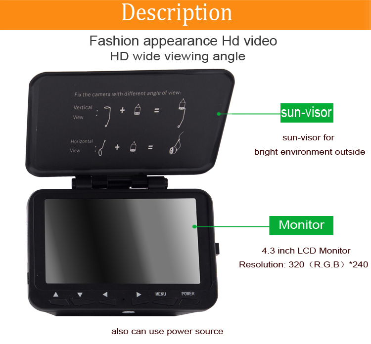 F06B Portable Underwater Visua - Underwater Camera review and price